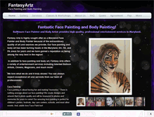 Tablet Screenshot of face-painter.org